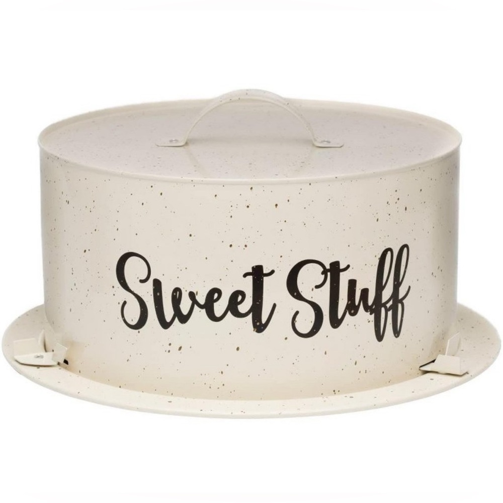 Speckled Cream Cake Carrier - Sweet Stuff